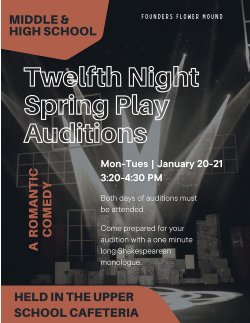 12th Night Auditions